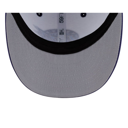 Utah Jazz Hardwood Classics 90s White 59FIFTY Fitted Hat