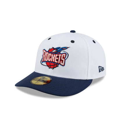 Houston Rockets Hardwood Classics 90s White 59FIFTY Fitted Hat