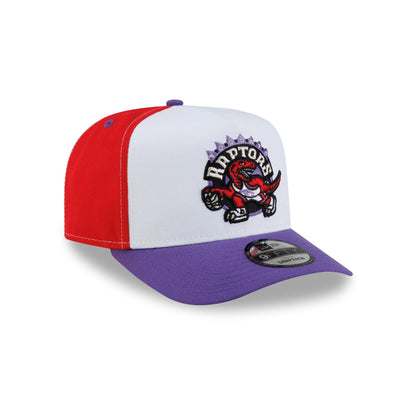 Toronto Raptors Hardwood Classics 90s Panel 9FIFTY A-Frame Snapback Hat