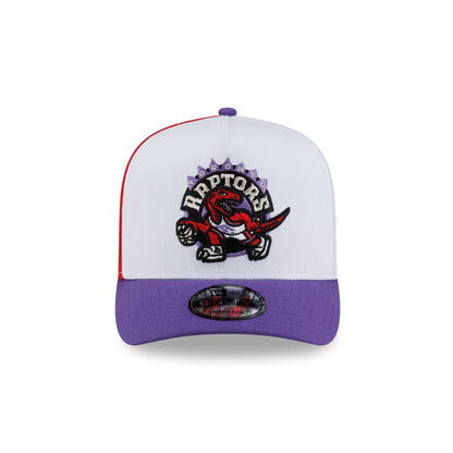 Toronto Raptors Hardwood Classics 90s Panel 9FIFTY A-Frame Snapback Hat