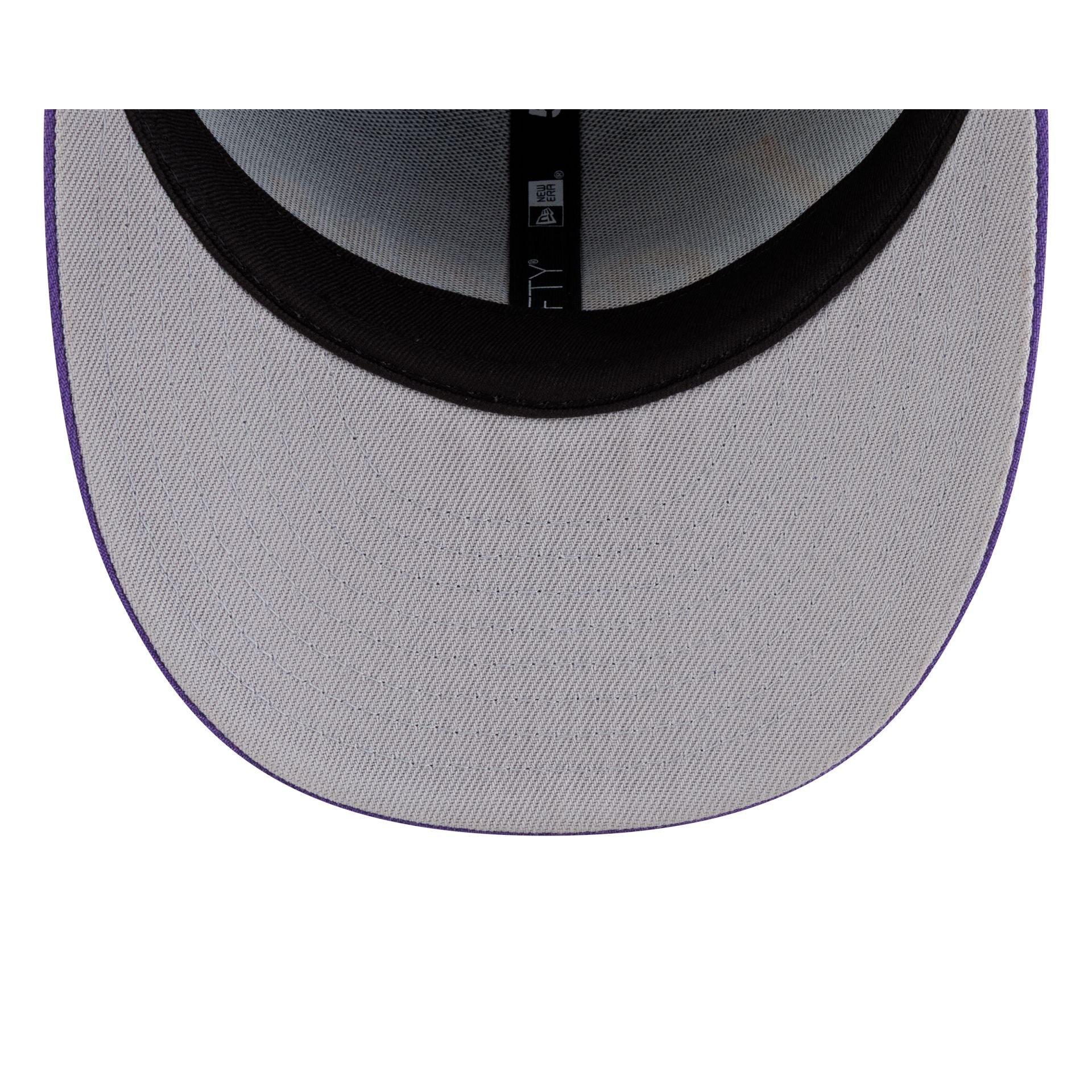 Los Angeles Lakers Hardwood Classics 90s Script 59FIFTY Fitted Hat