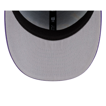 Los Angeles Lakers Hardwood Classics 90s Script 59FIFTY Fitted Hat