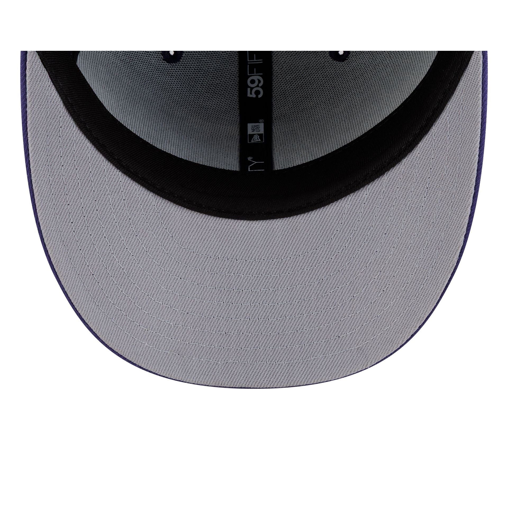 Utah Jazz Hardwood Classics 90s Script 59FIFTY Fitted Hat