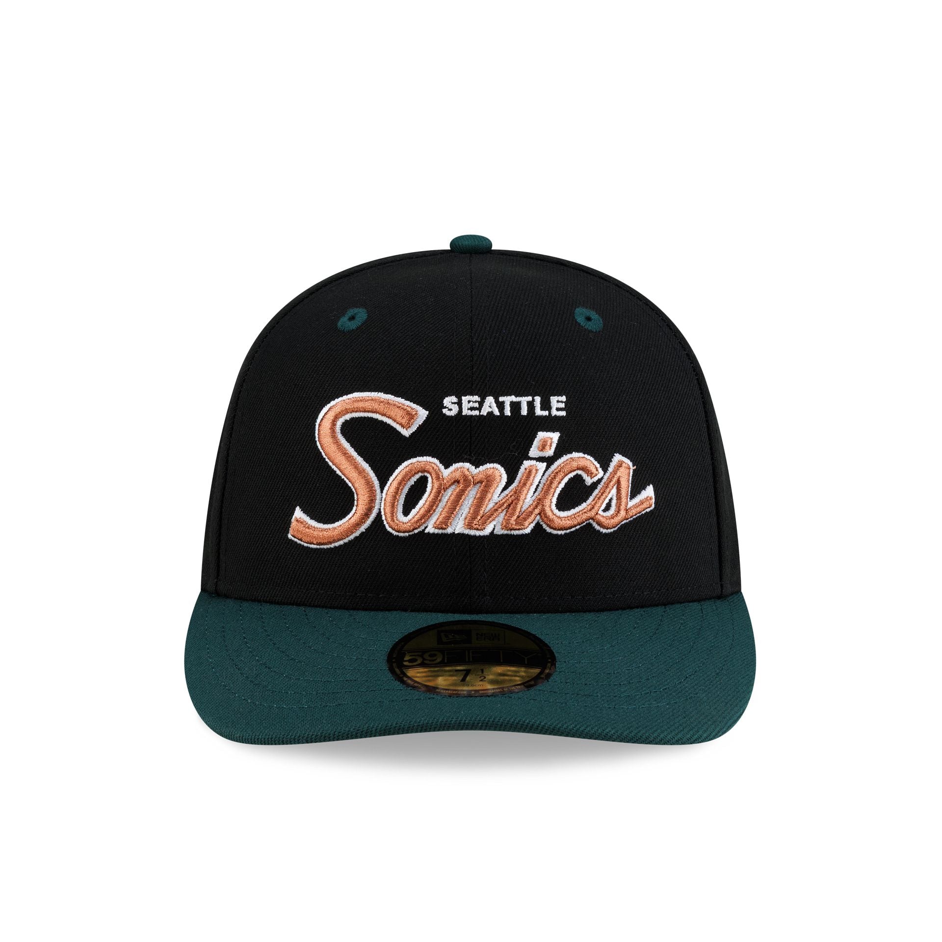 Seattle Supersonics Hardwood Classics 90s Script 59FIFTY Fitted Hat