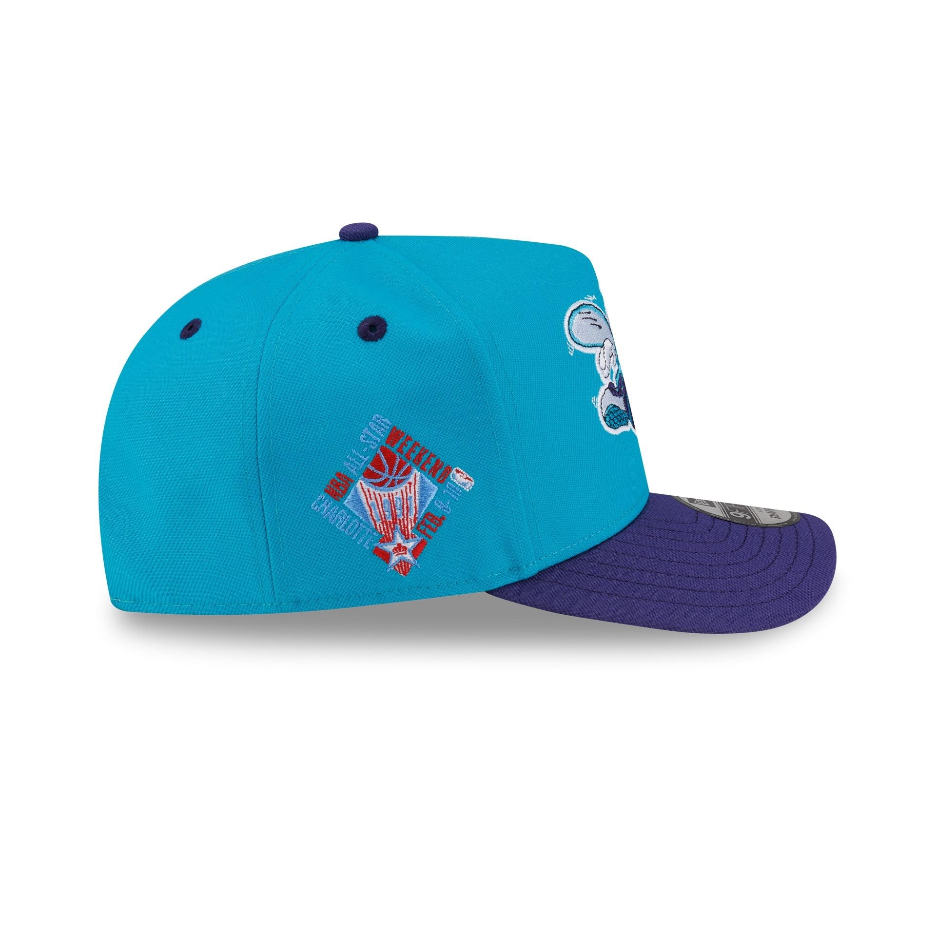 Charlotte Hornets Hardwood Classics 90s All-Star Weekend 9FIFTY A-Frame Snapback Hat