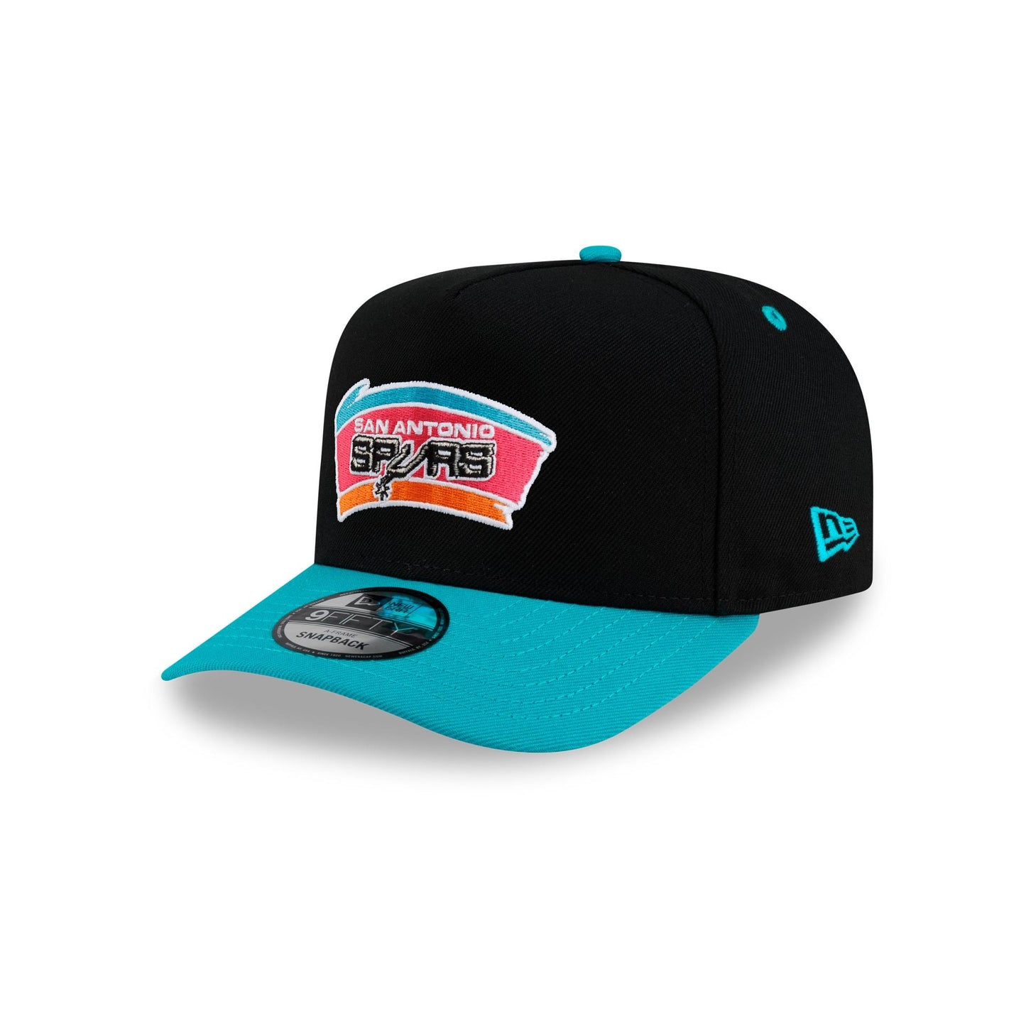San Antonio Spurs Hardwood Classics 90s All-Star Weekend 9FIFTY A-Frame Snapback Hat