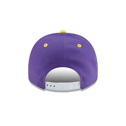 Los Angeles Lakers Hardwood Classics 90s Script 9FIFTY A-Frame Snapback Hat