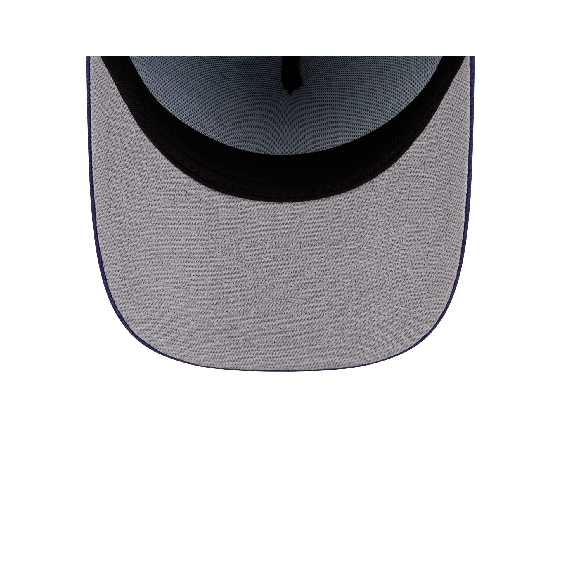 Utah Jazz Hardwood Classics 90s Script 9FIFTY A-Frame Snapback Hat