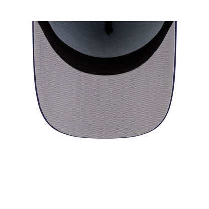 Utah Jazz Hardwood Classics 90s Script 9FIFTY A-Frame Snapback Hat
