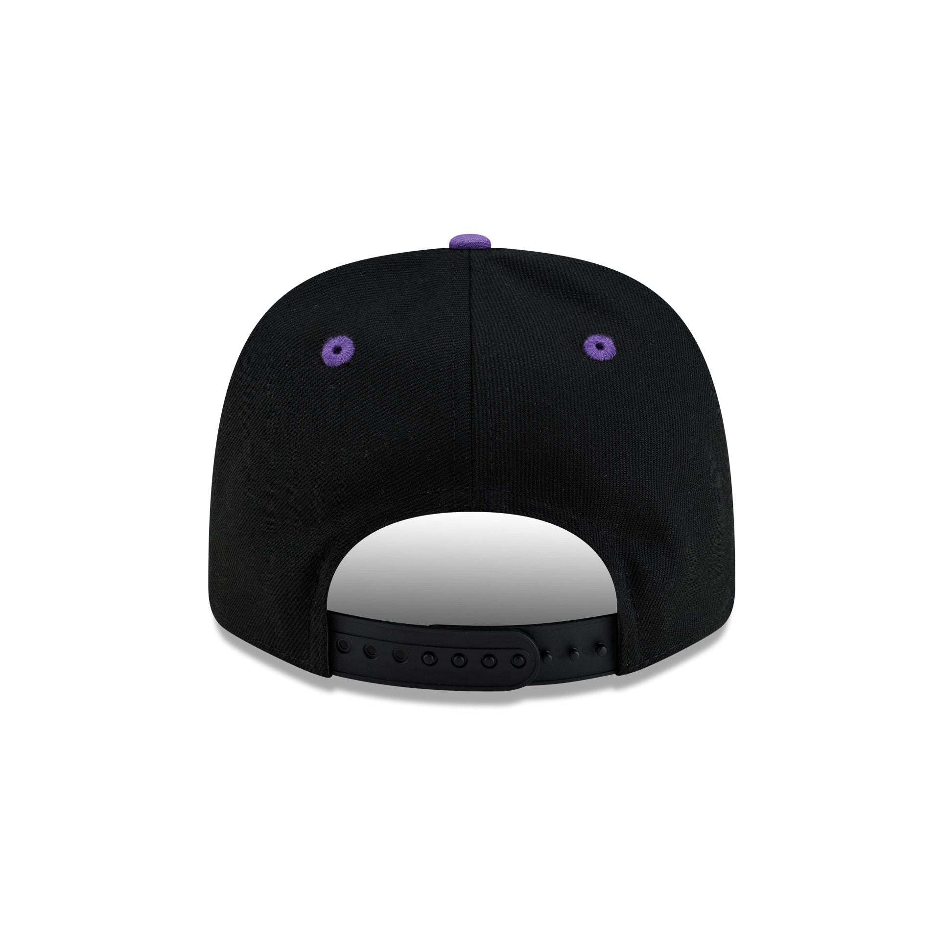 Los Angeles Lakers Hardwood Classics 90s Script 9SEVENTY Stretch-Snap Hat