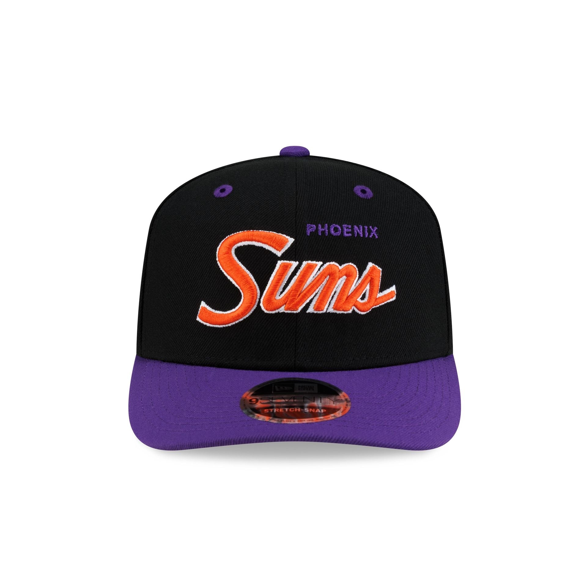 Phoenix Suns Hardwood Classics 90s Script 9SEVENTY Stretch-Snap Hat