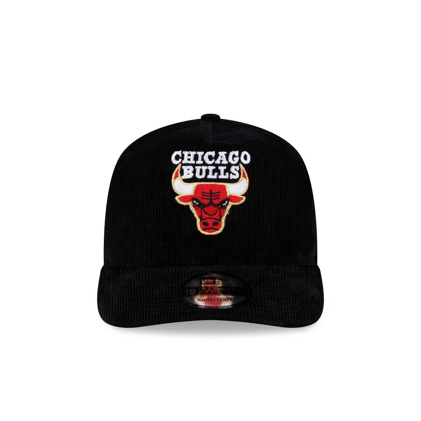 Chicago Bulls 1998 Finals Black & Gold Corduroy 19TWENTY Adjustable Hat