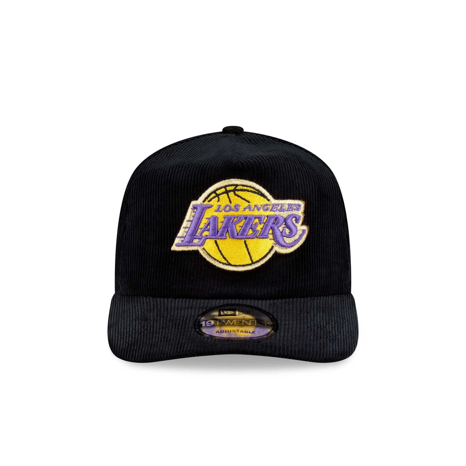 Los Angeles Lakers 1987 Finals Black & Gold Corduroy 19TWENTY Adjustable Hat