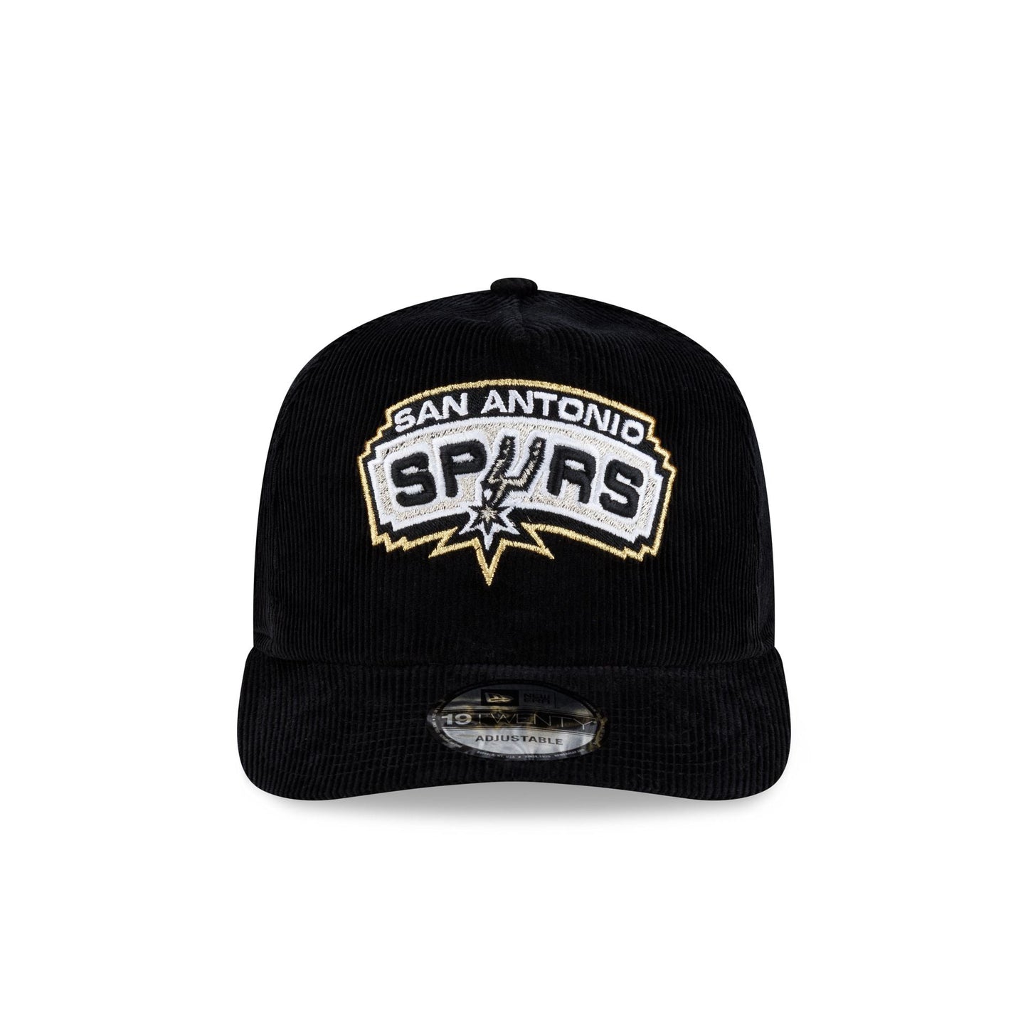 San Antonio Spurs 2003 Finals Black & Gold Corduroy 19TWENTY Adjustable Hat