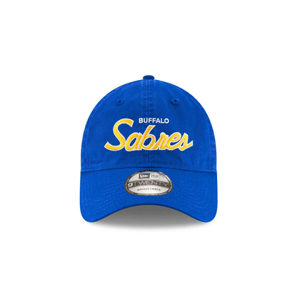 Buffalo Sabres Script Light Royal 9TWENTY Adjustable Hat