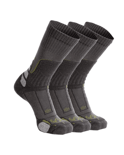 ULTRA Merino Midweight Mountain Sock 3-Pair Pack | Grey Green