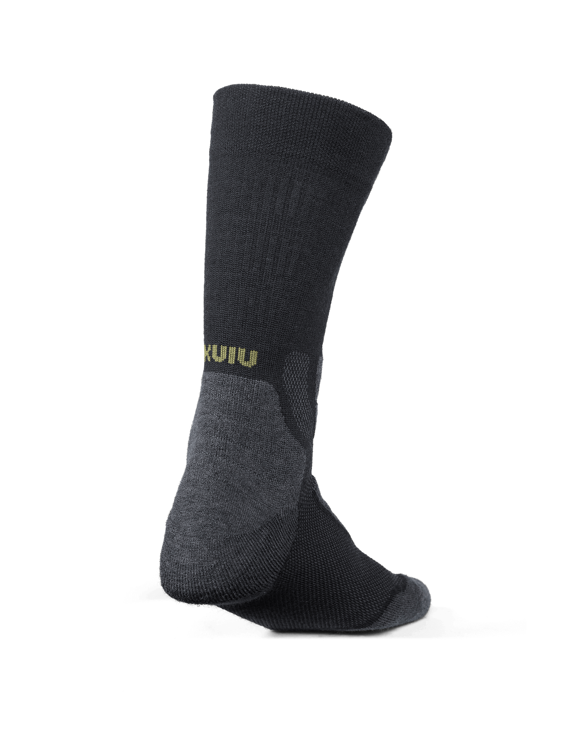 StrongWool Hybrid Crew Sock | Grey Green