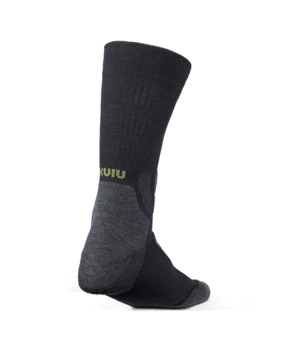 StrongWool Hybrid Crew Sock 4-Pair Pack | Grey Green