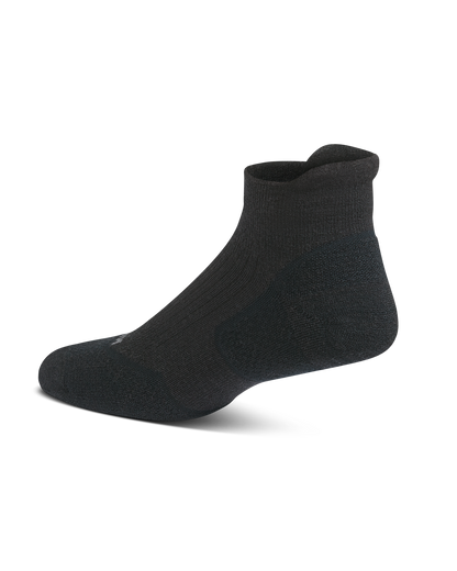Merino 200N Lightweight Ankle Sock | Black