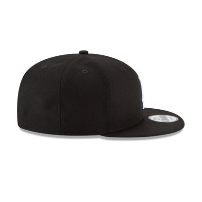 Los Angeles Dodgers Basic Black and White 9FIFTY Snapback Hat