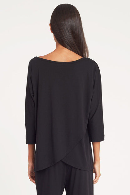 Organic Pima Drape-Back Top