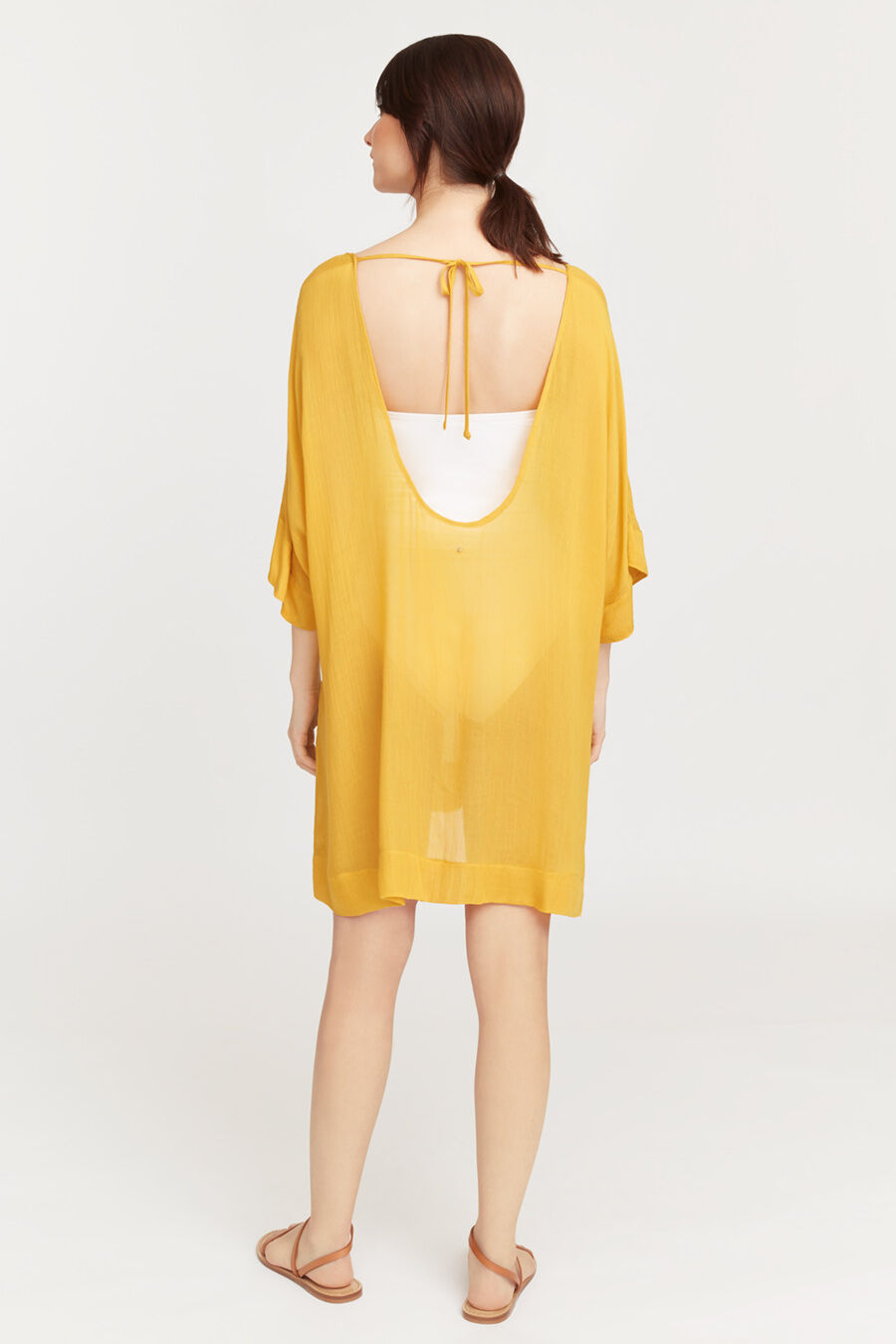Open Back Mini Tunic