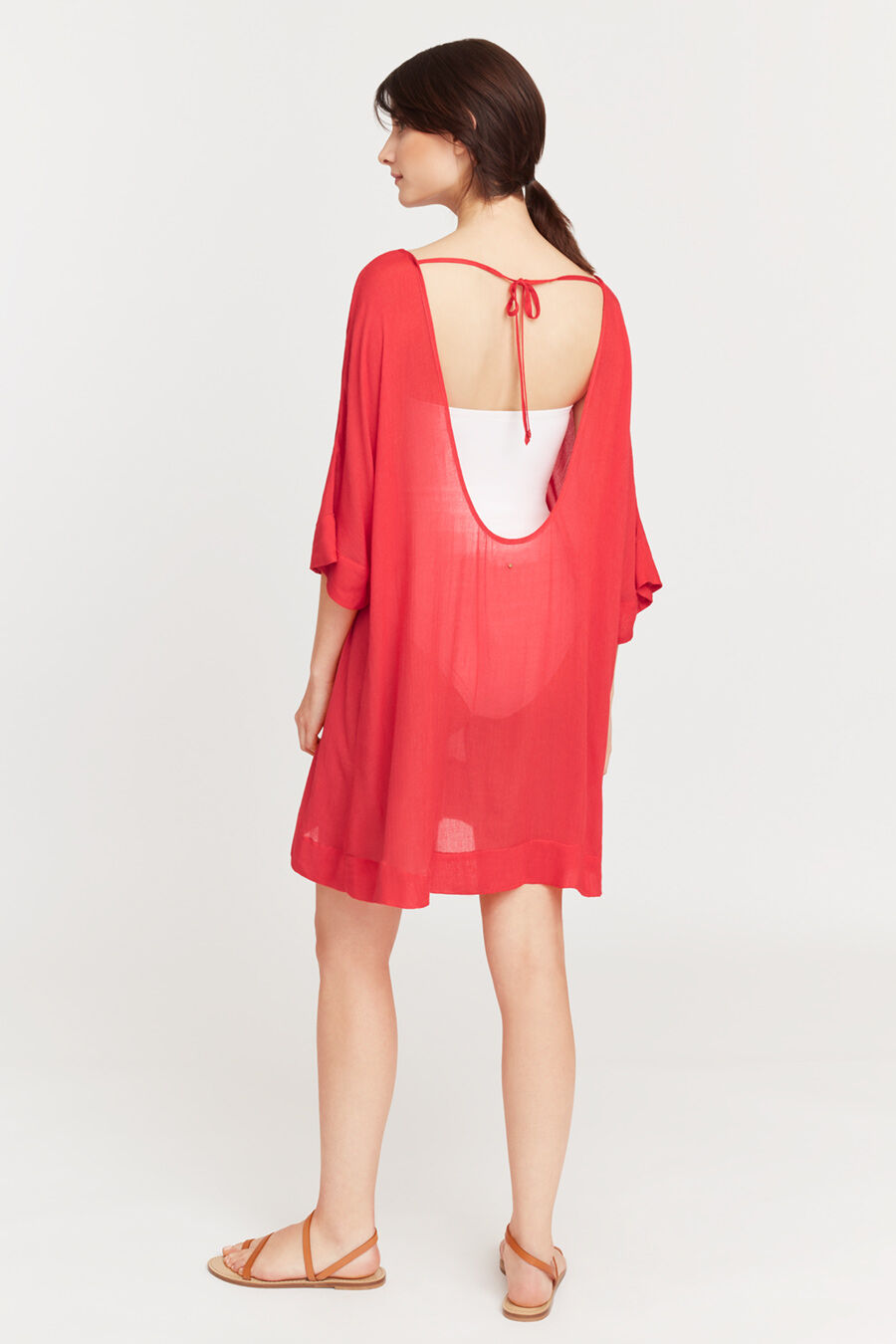 Open Back Mini Tunic