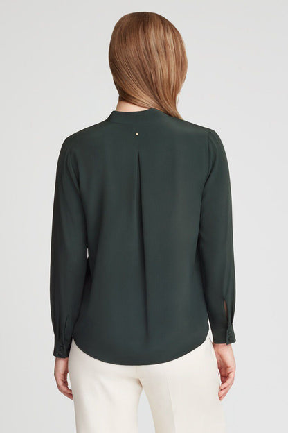 Silk Wrap Blouse