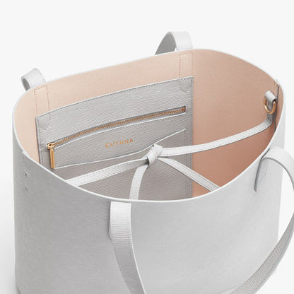 Small Structured Leather Tote