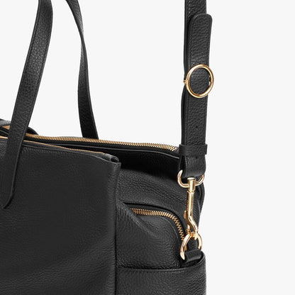 Leather Triple Zipper Weekender