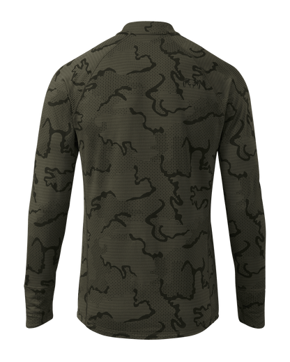 Ridgepoint Fleece Henley | Ash Tonal
