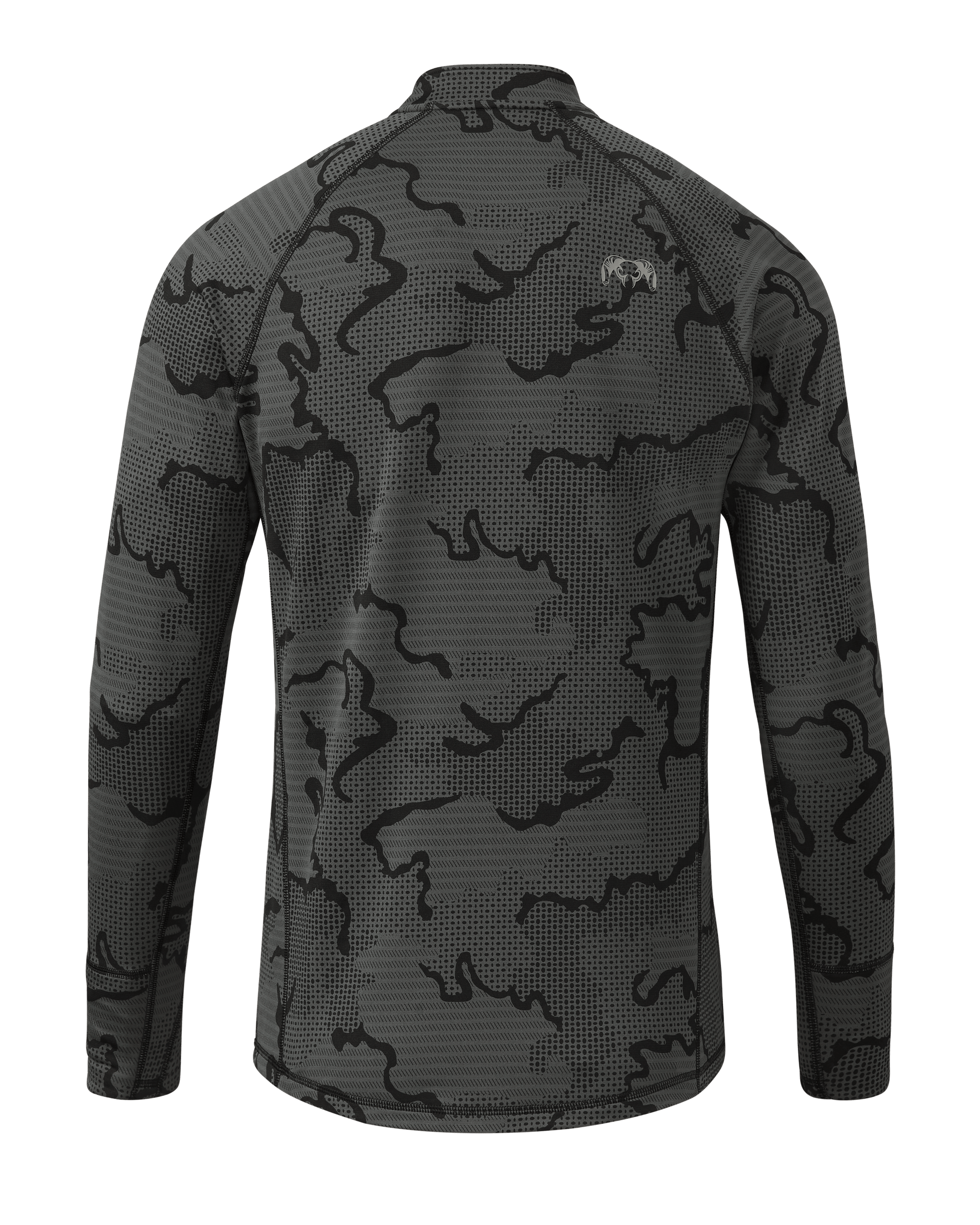 Ridgepoint Fleece Henley | Black Tonal