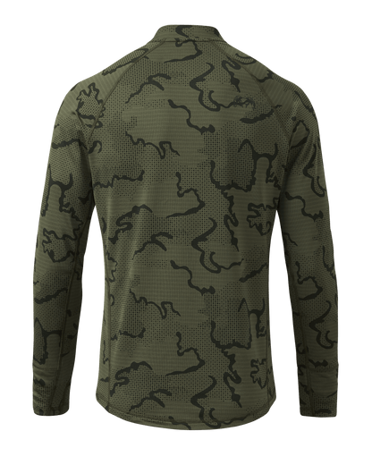 Ridgepoint Fleece Henley | Olive Tonal