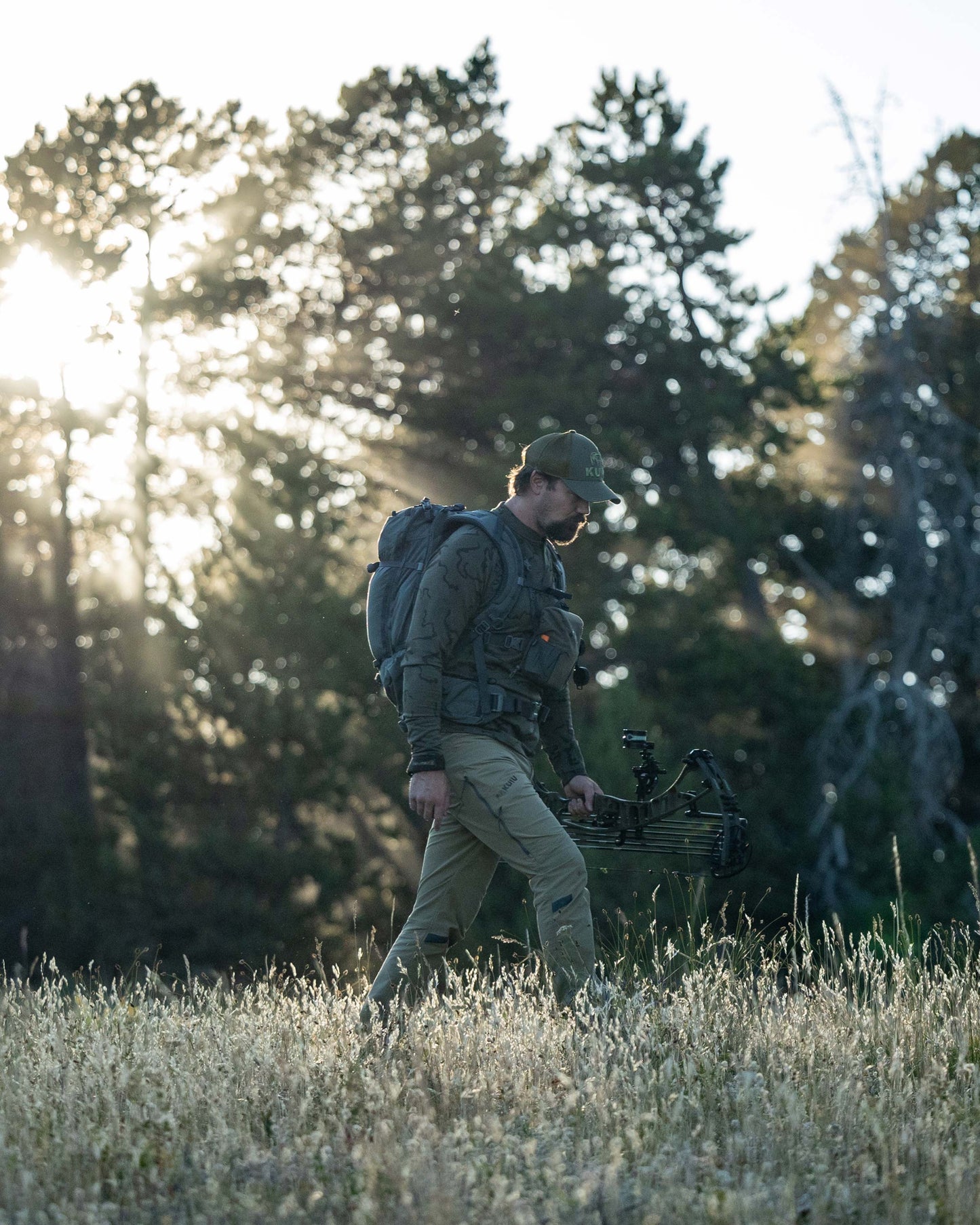 Ridgepoint Fleece Henley | Olive Tonal