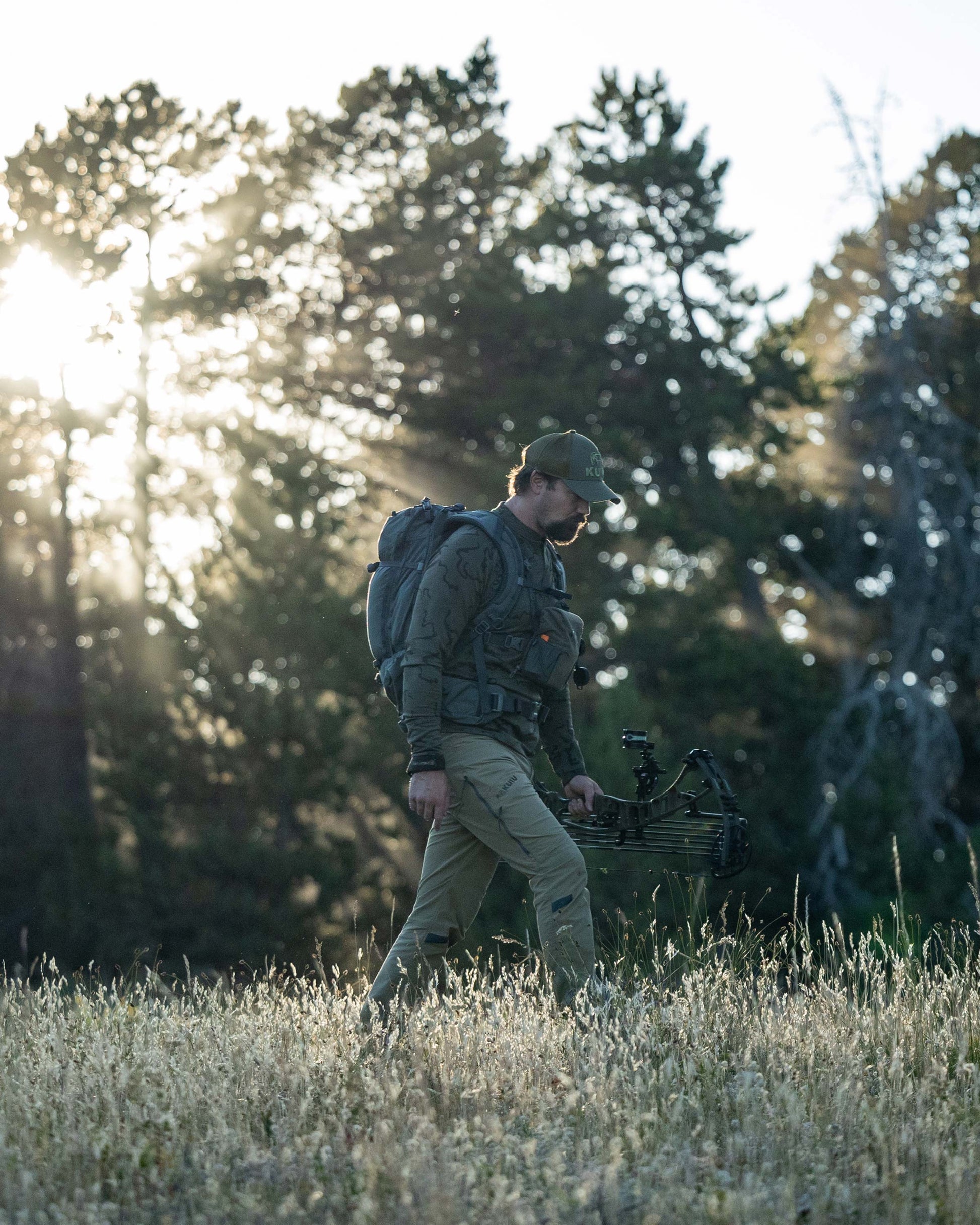 Ridgepoint Fleece Henley | Olive Tonal