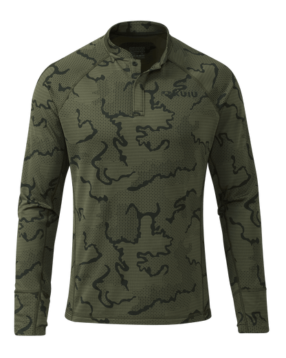 Ridgepoint Fleece Henley | Olive Tonal