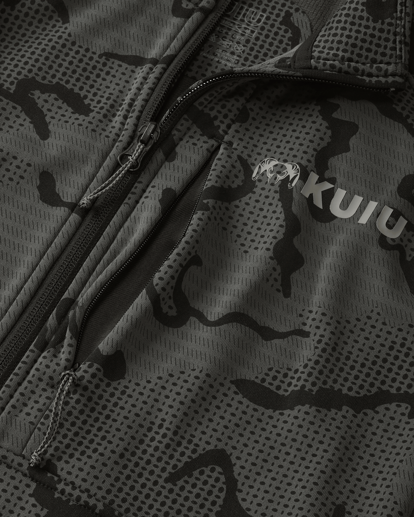 Ridgepoint Fleece Zip-T | Black Tonal