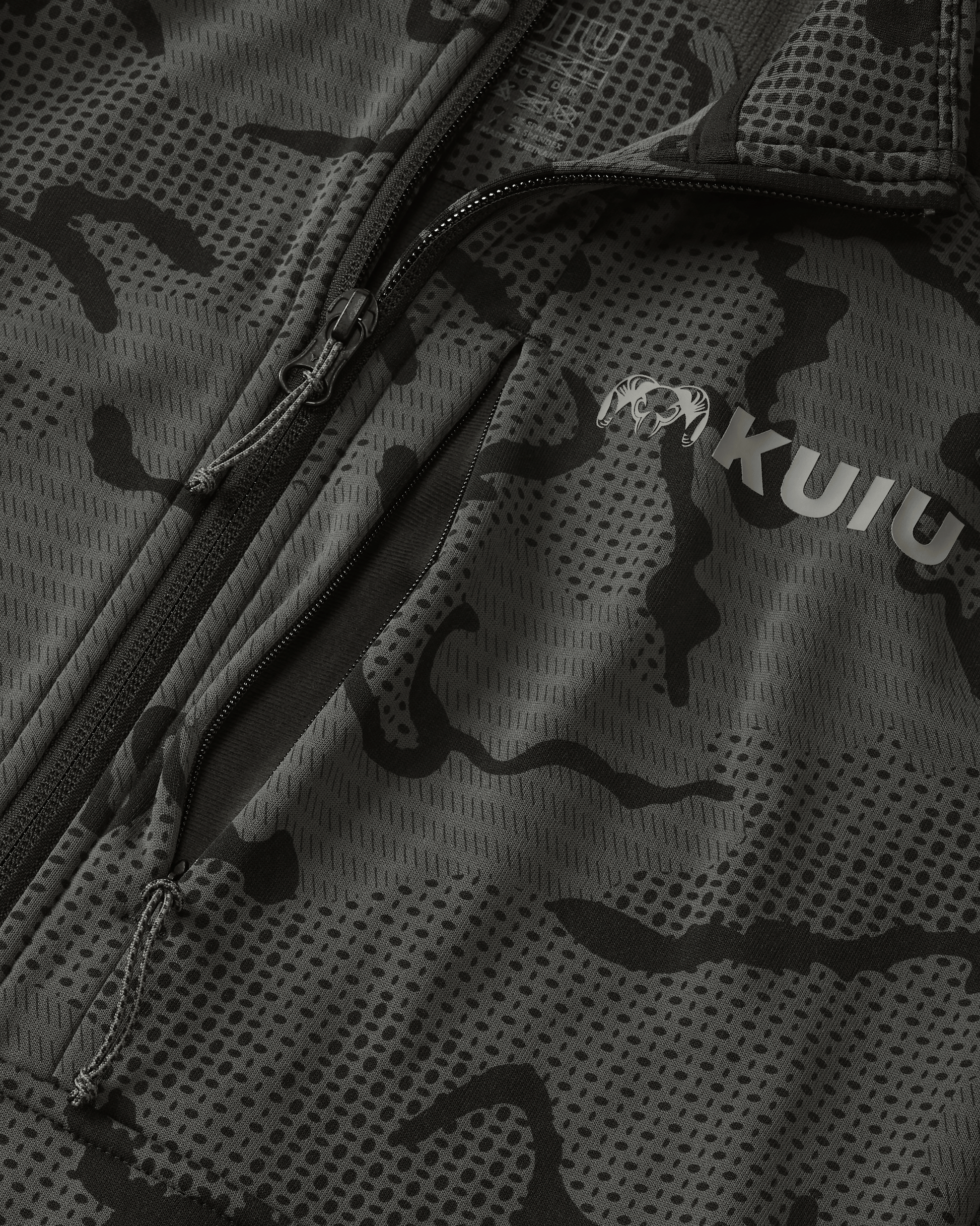 Ridgepoint Fleece Zip-T | Black Tonal