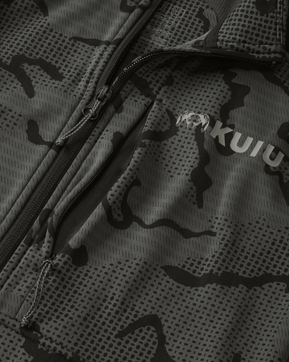 Ridgepoint Fleece Zip-T | Black Tonal