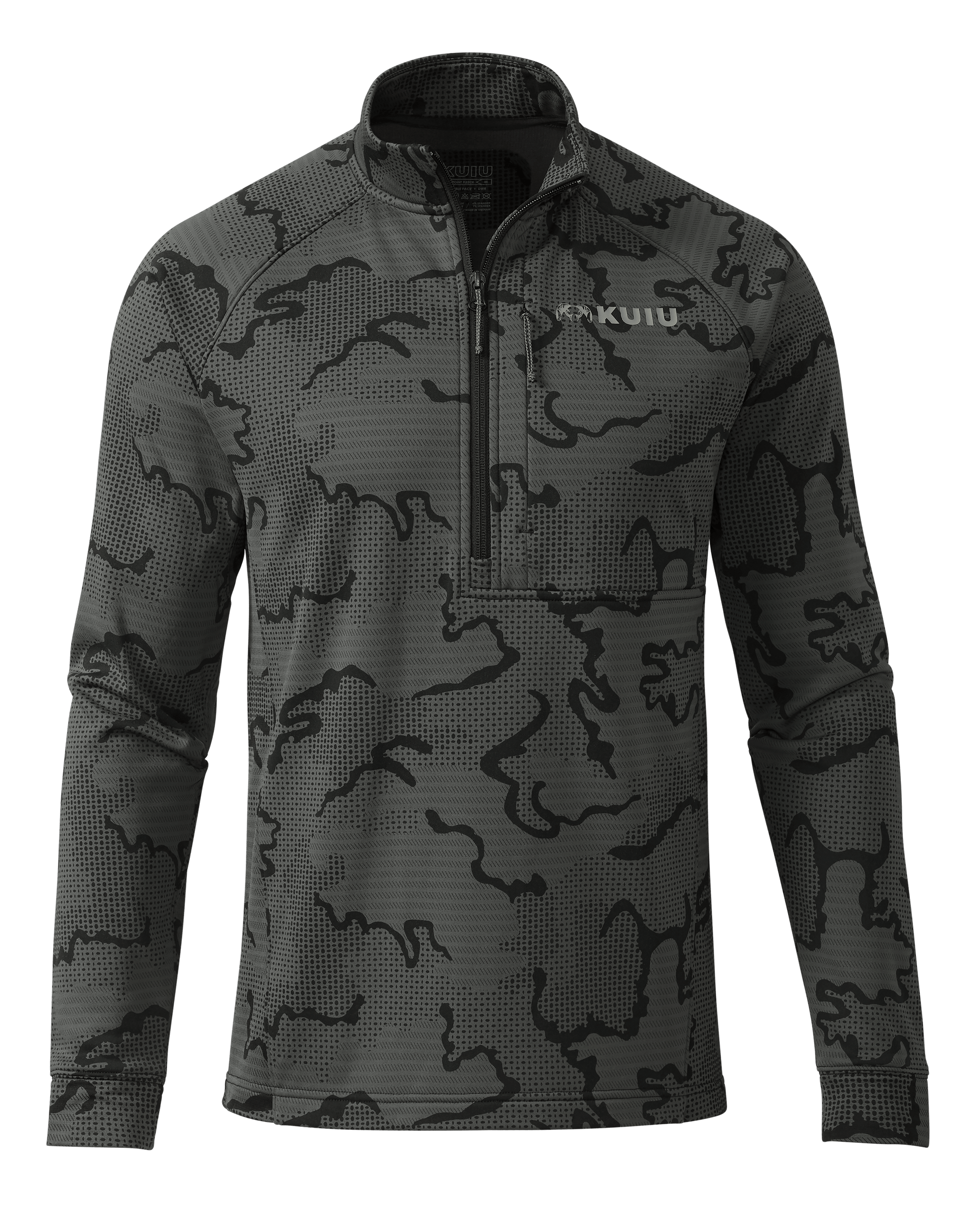 Ridgepoint Fleece Zip-T | Black Tonal
