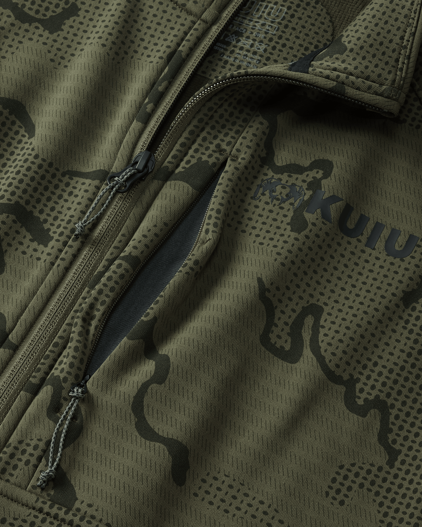 Ridgepoint Fleece Zip-T | Olive Tonal