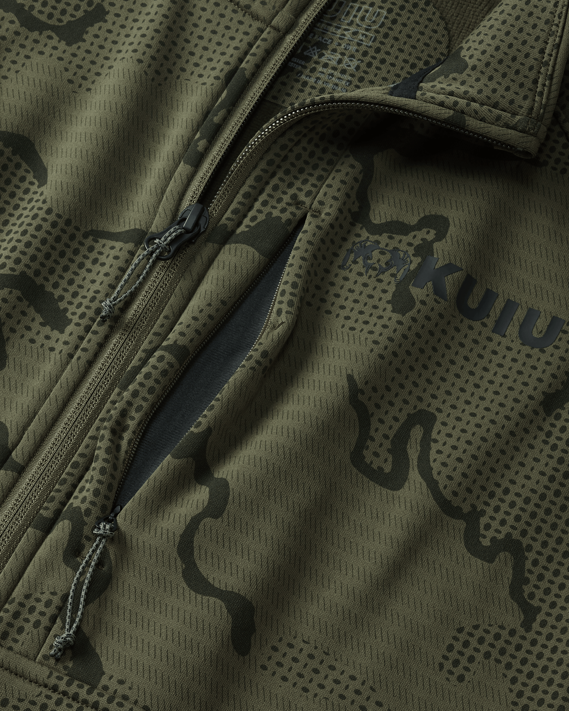 Ridgepoint Fleece Zip-T | Olive Tonal