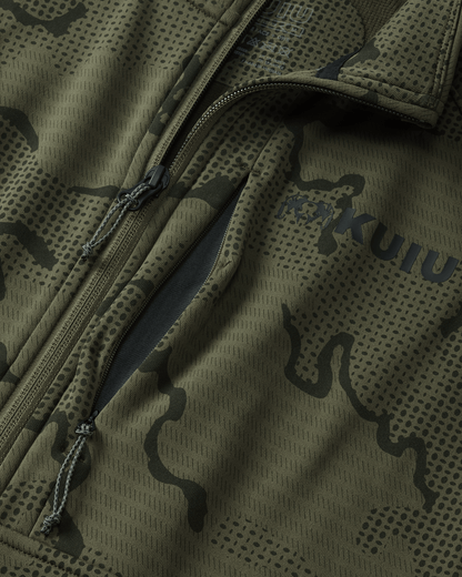Ridgepoint Fleece Zip-T | Olive Tonal