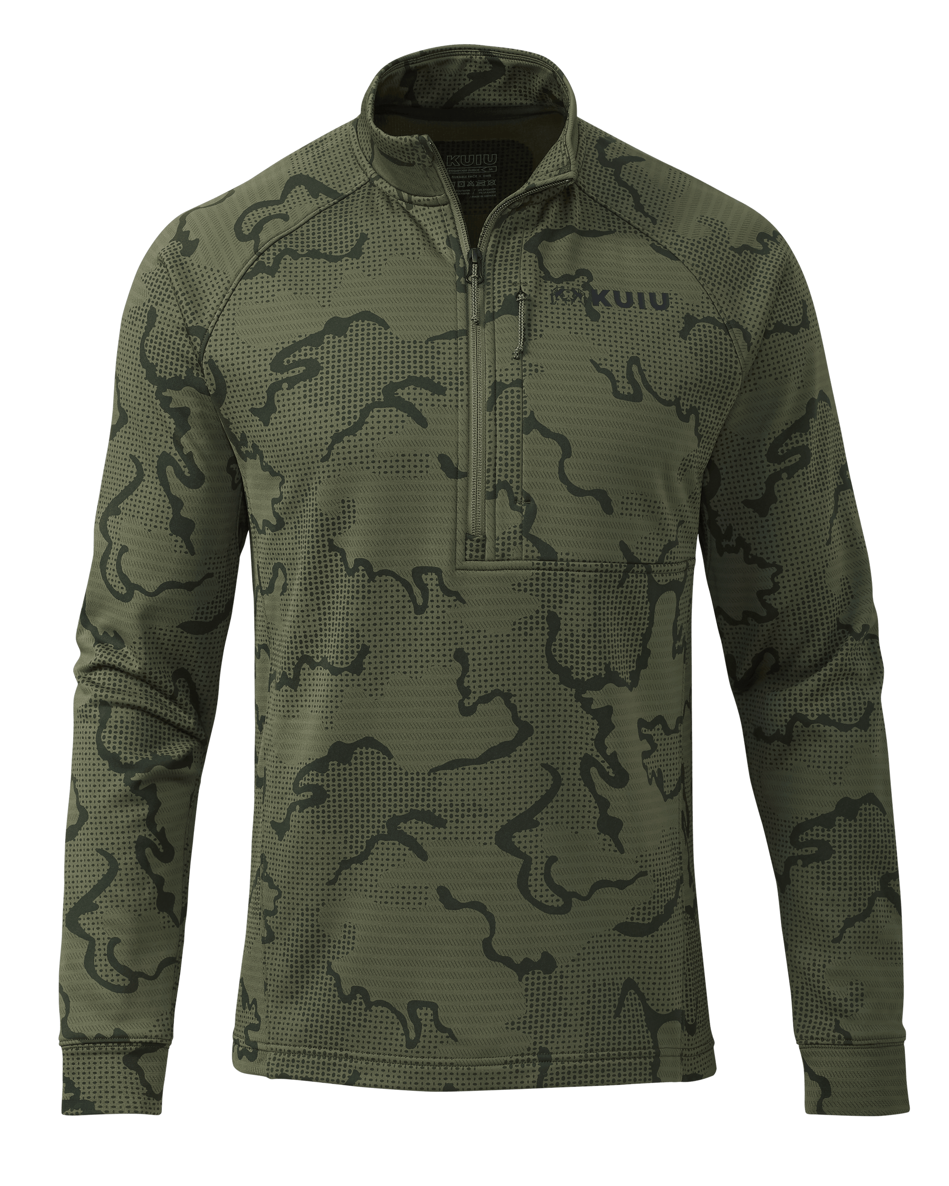 Ridgepoint Fleece Zip-T | Olive Tonal