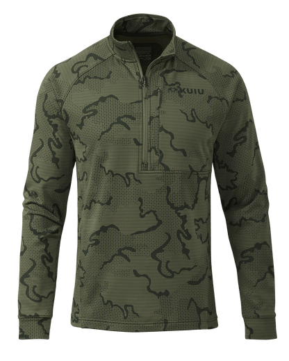 Ridgepoint Fleece Zip-T | Olive Tonal