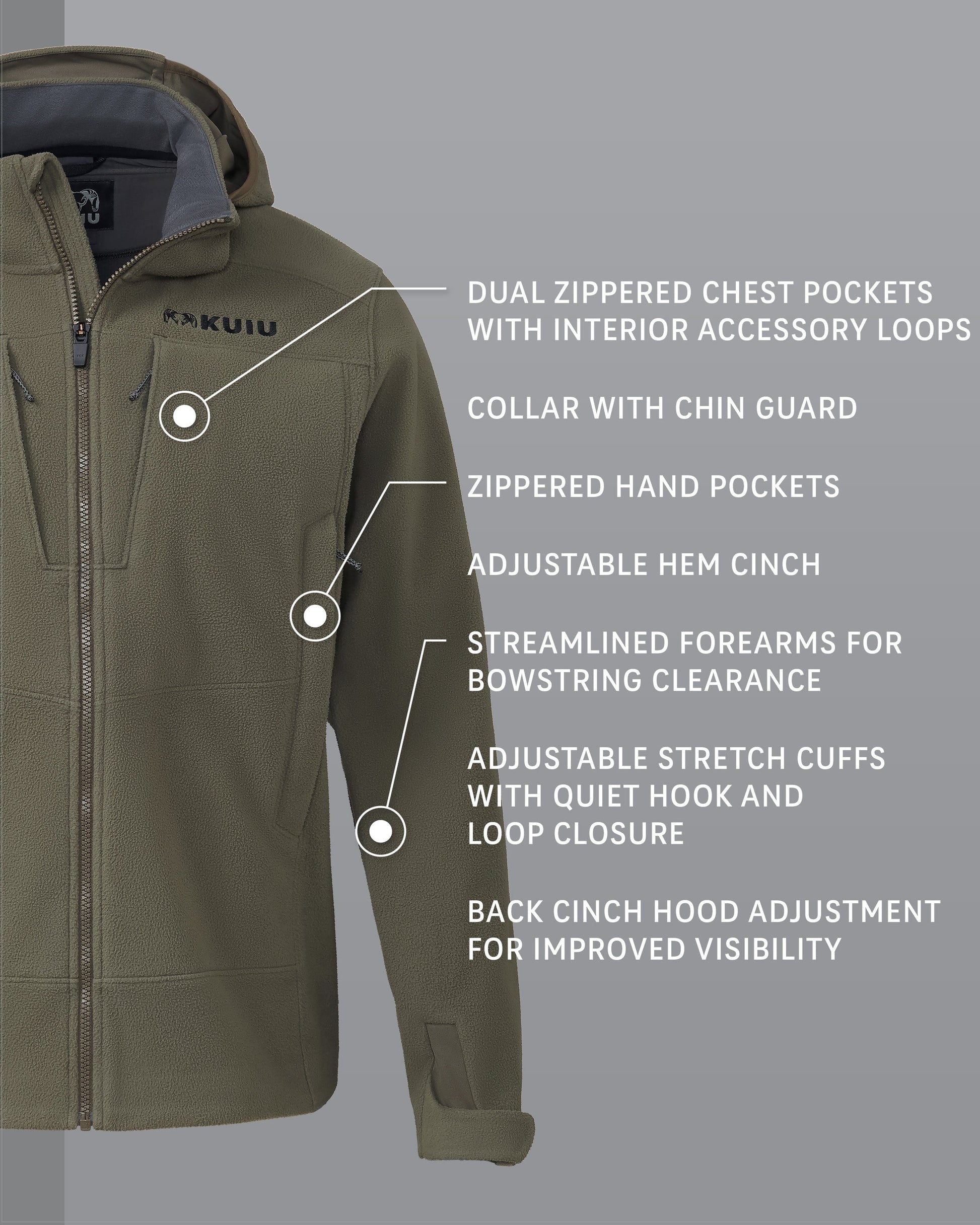 Outlet KUIU Proximity LT Hooded Jacket | Ash