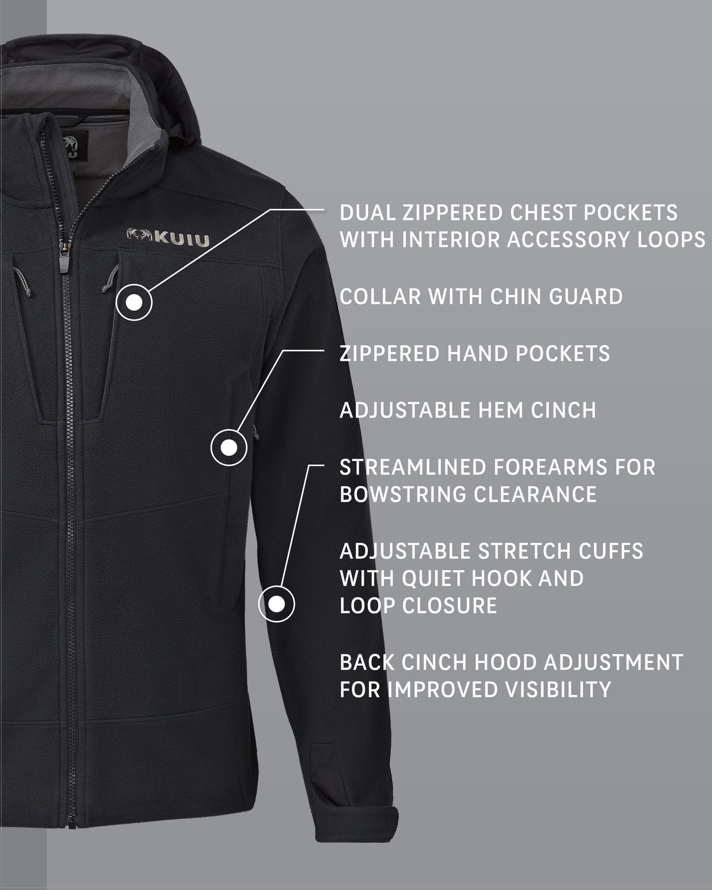 Outlet KUIU Proximity LT Hooded Jacket | Black