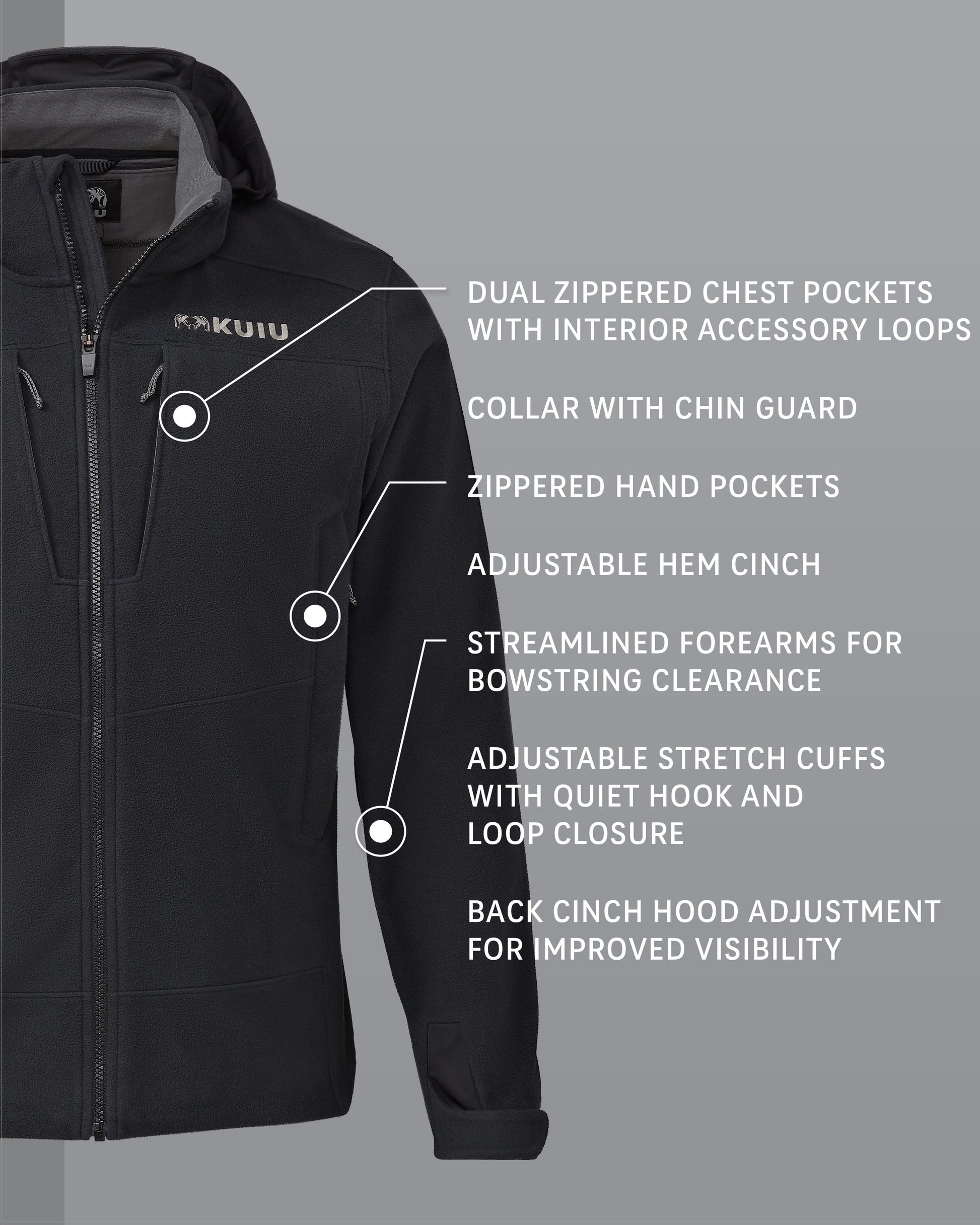 Outlet KUIU Proximity LT Hooded Jacket | Black