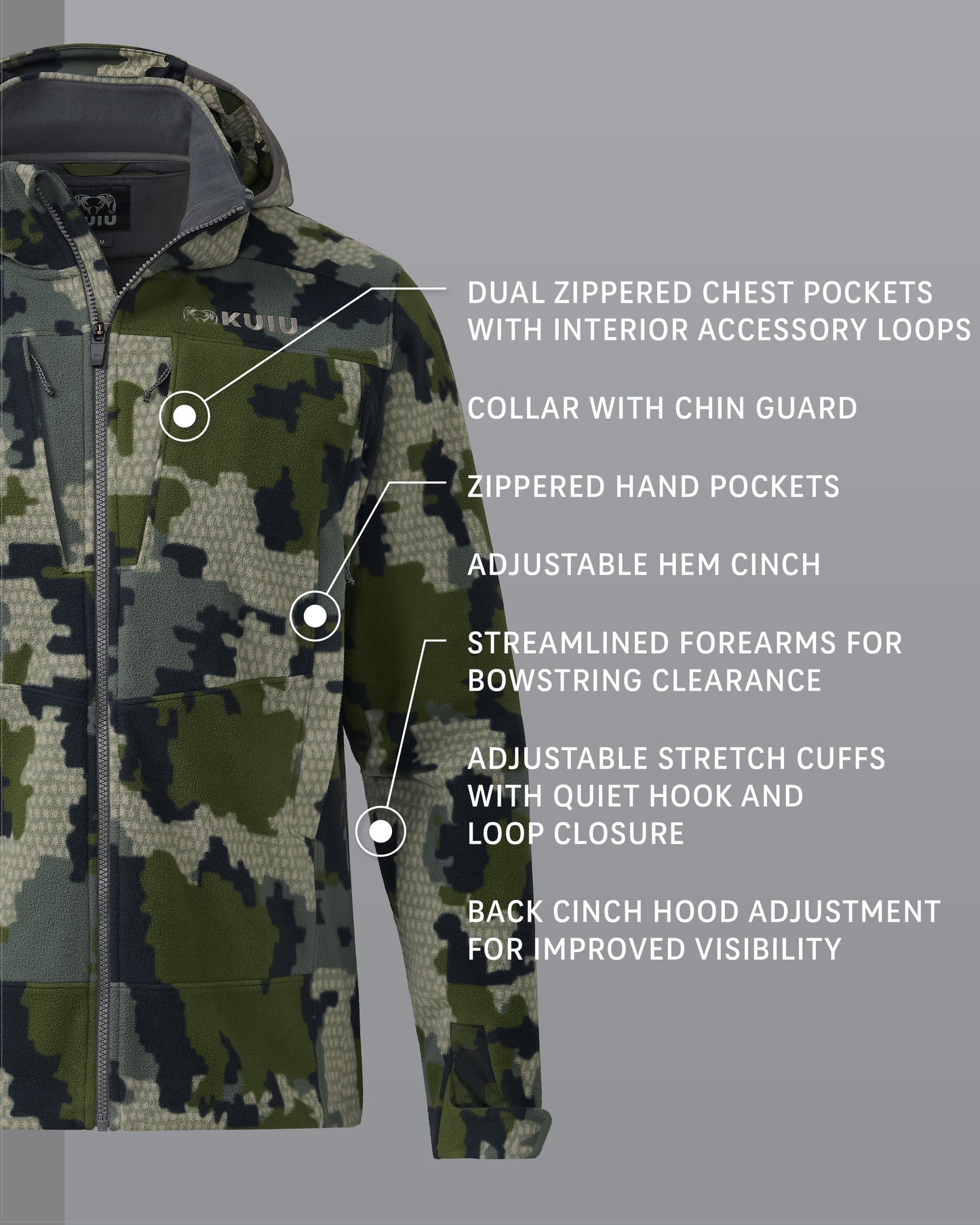 KUIU Proximity LT Hooded Jacket | Verde