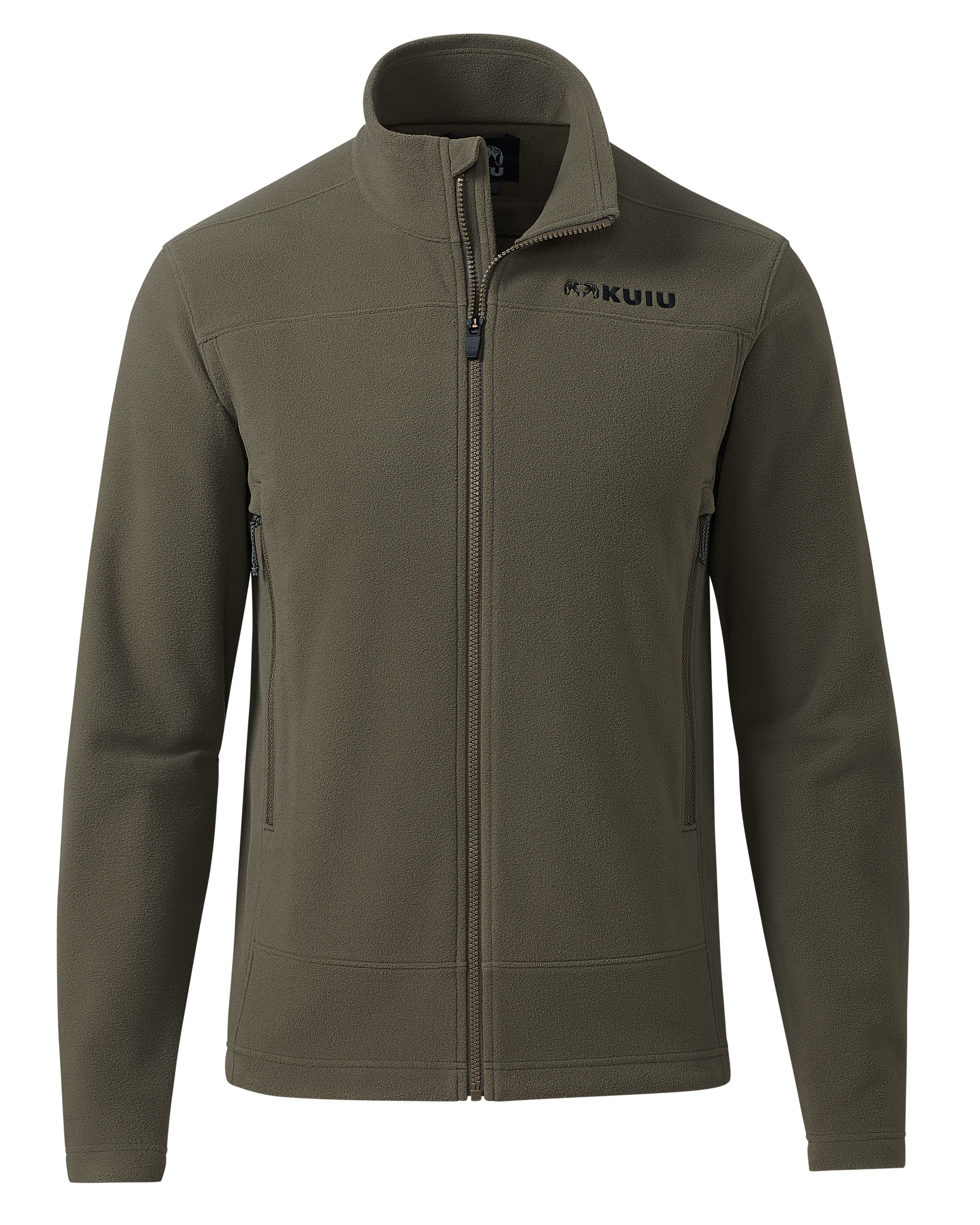 Border Fleece Full Zip | Ash